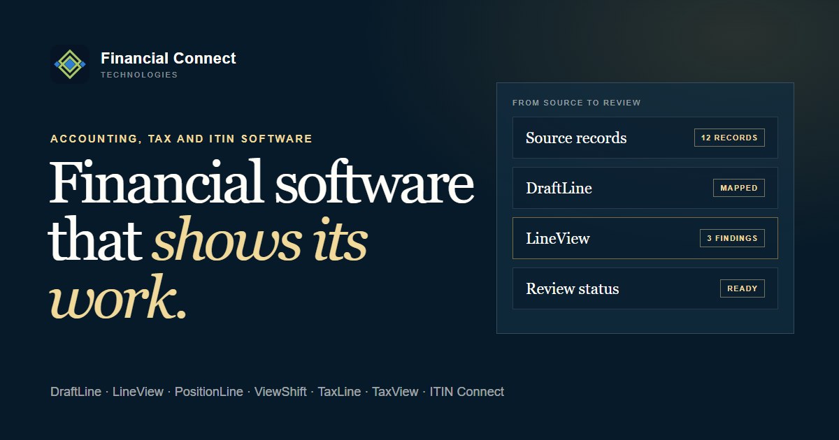 ITIN Connect | Financial Connect